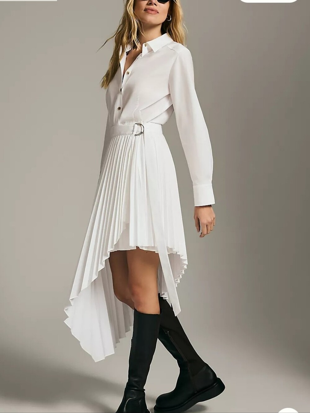 By Anthro Poplin Shirt Dress - Picture 3 of 13